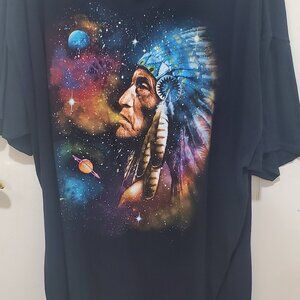 Vintage Indian Chief Fruit of the Loom Tshirt Size 3XL